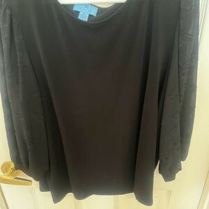 Elegant Black Women's Top